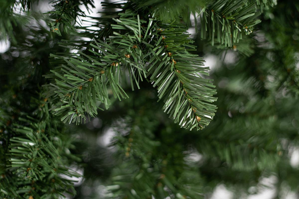 Weihnachtsbaum Evergreen Oxford Waldgrün H: ca. 210cm - Waldgrün, Basics, Kunststoff/Metall (124/210cm)