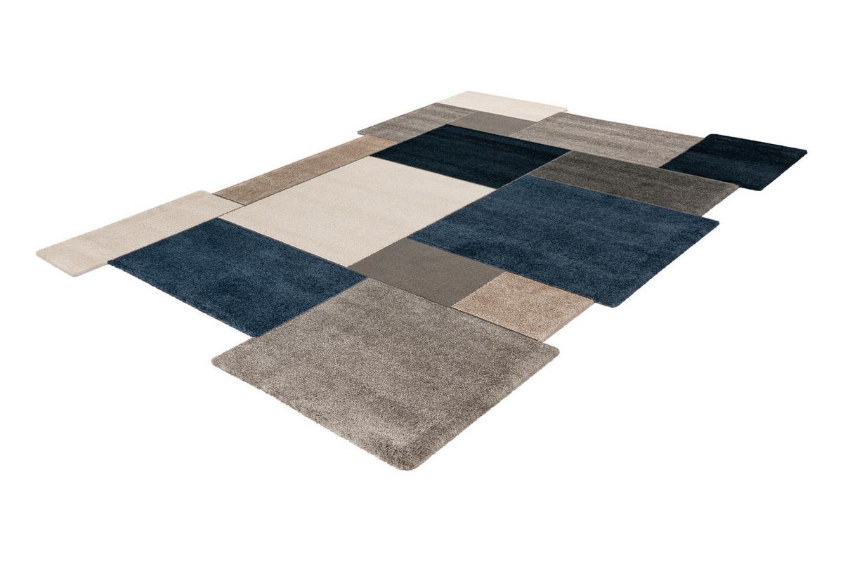 FLACHWEBETEPPICH MY FRISCO 285 - Blau, Basics, Textil (160/230cm)