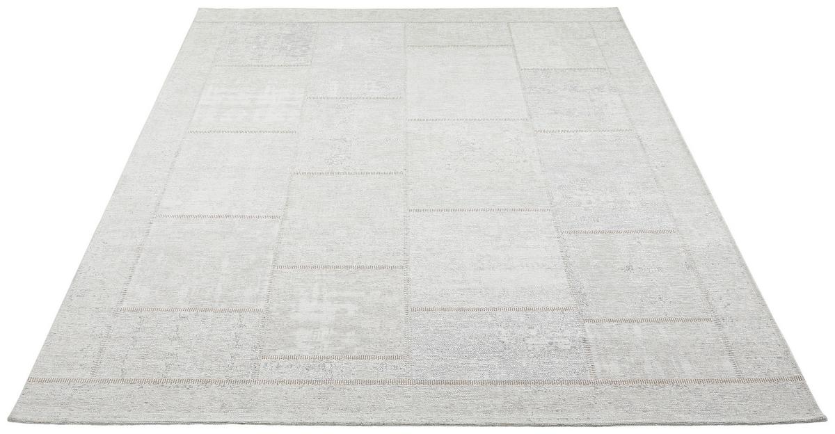 DYWAN TKANY NA PŁASKO PATCH - biały, Trend, tkanina (80/150cm) - Novel