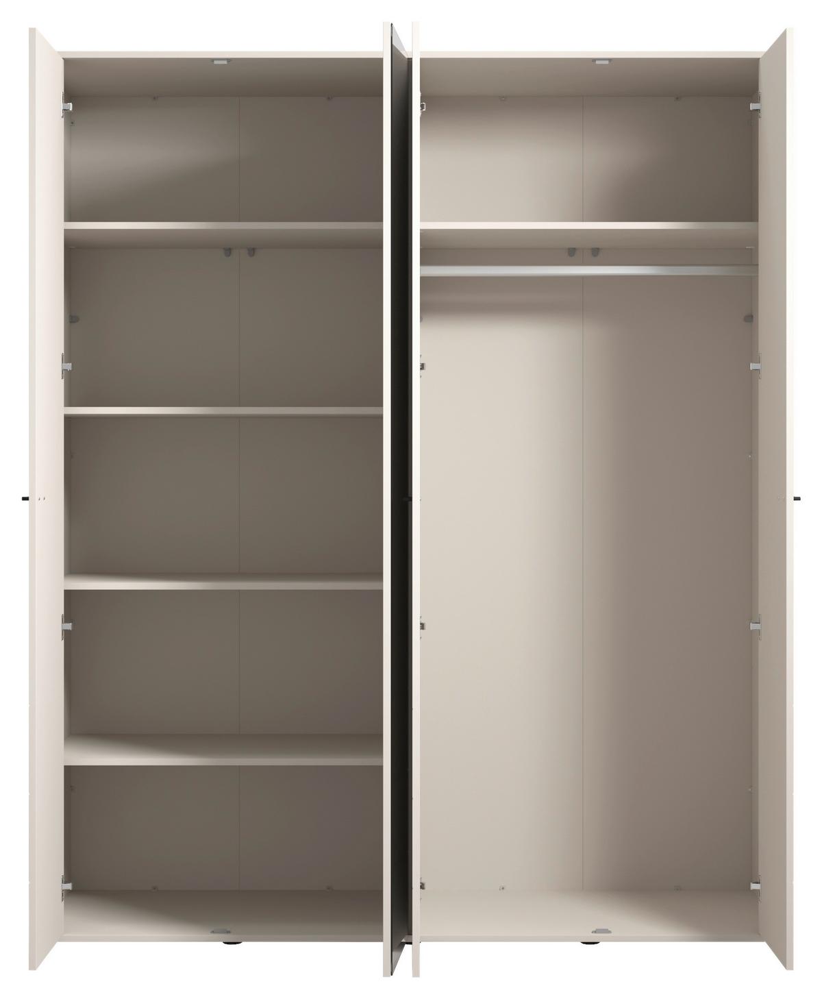 Drehtürenschrank Cashmira Kaschmirfarben - Kaschmir, Trend, Holzwerkstoff (180/211/57cm) - Based