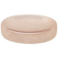 Seifenschale Pam in Rosegold aus Naturstein - Roségold, MODERN, Stein (9/12/2,5cm)