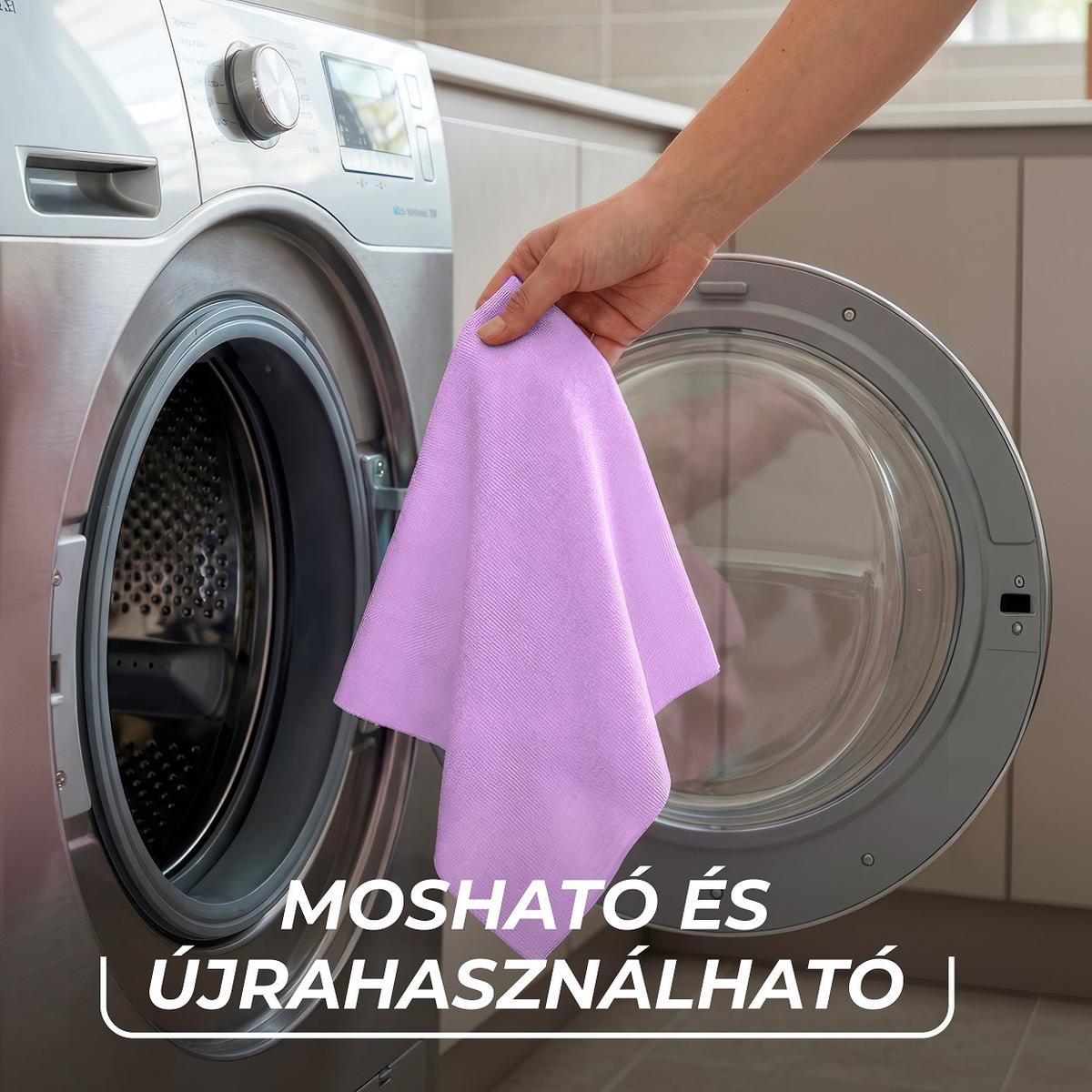 Mikroszálas Kendő Actifibre Pro Kitchen 1x - lila, Basics, műanyag (25/18/0,6cm) - Vileda