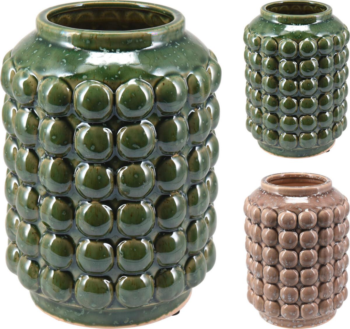 Dekor Váza Bobble - kerámia (14,5/19cm)