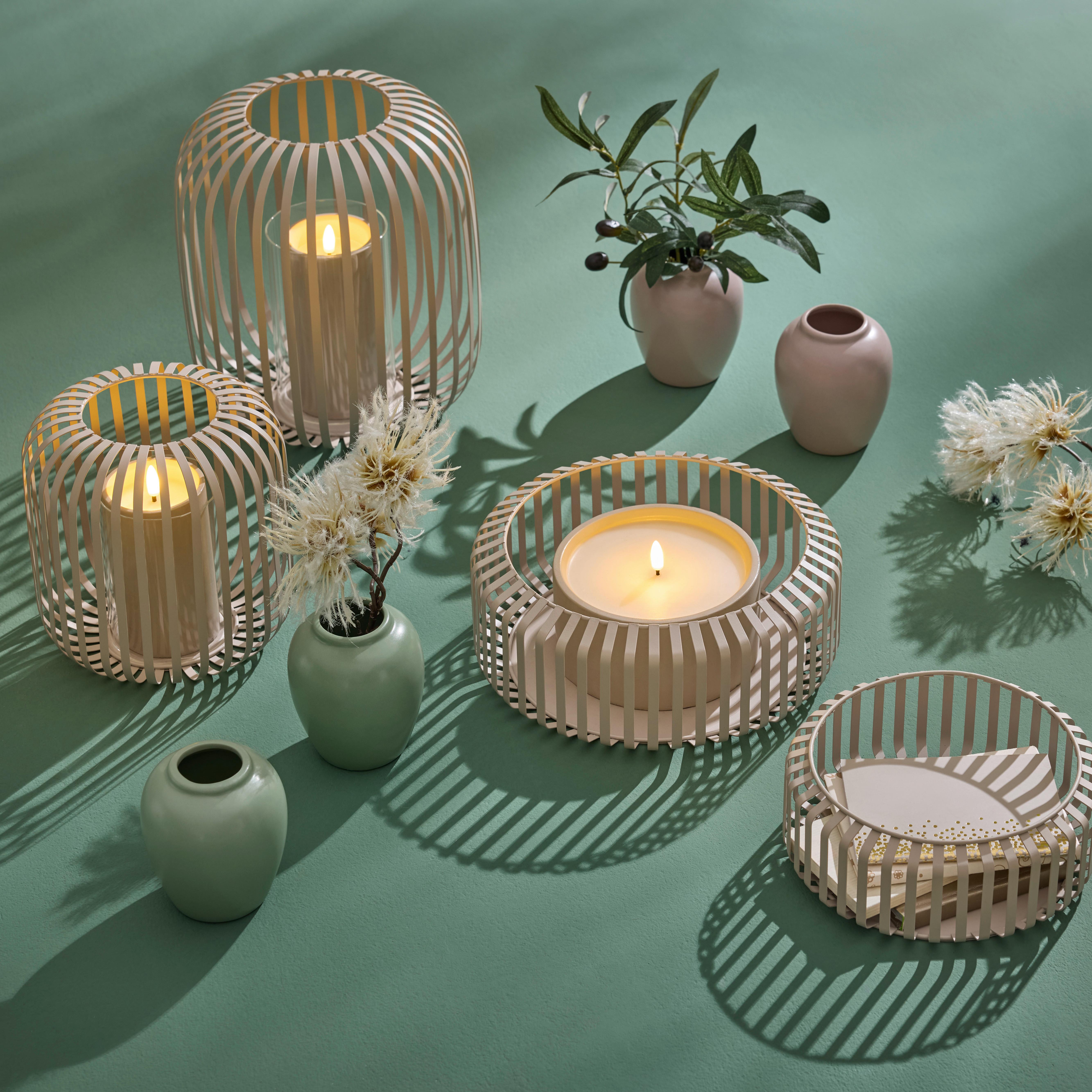 DEKORSKÅL JANA - beige, Modern, metall (21/8cm) - Mömax