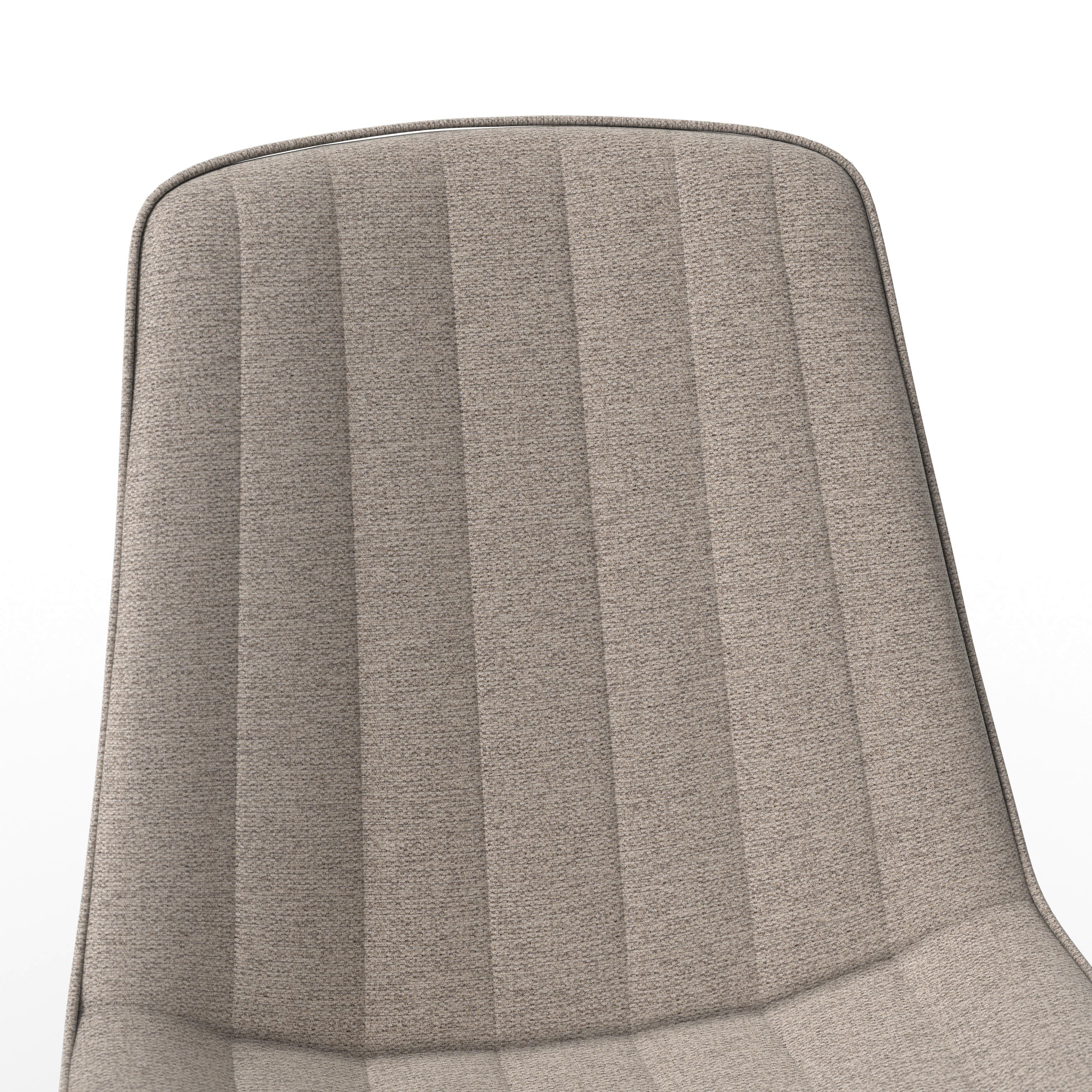 Tischgruppe Eolona Creme 5-tlg. - eukalyptusträ färg/svart, Modern, metall/trämaterial (120/76/120cm) - Bessagi Home