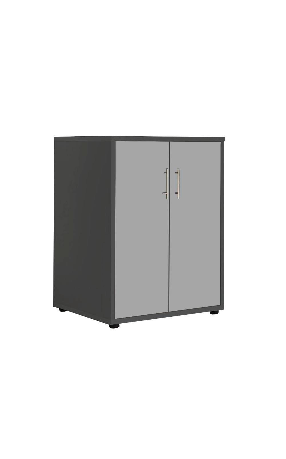 AKTENSCHRANK OFFICE EDITION - Anthrazit/Grau, LIFESTYLE, Holzwerkstoff (54/74/50cm) - MID.YOU