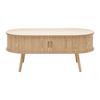 SOFFBORD SKANDY II - naturfärgad, Klassisk, trämaterial/trä (100/50/40cm) - Premium Living