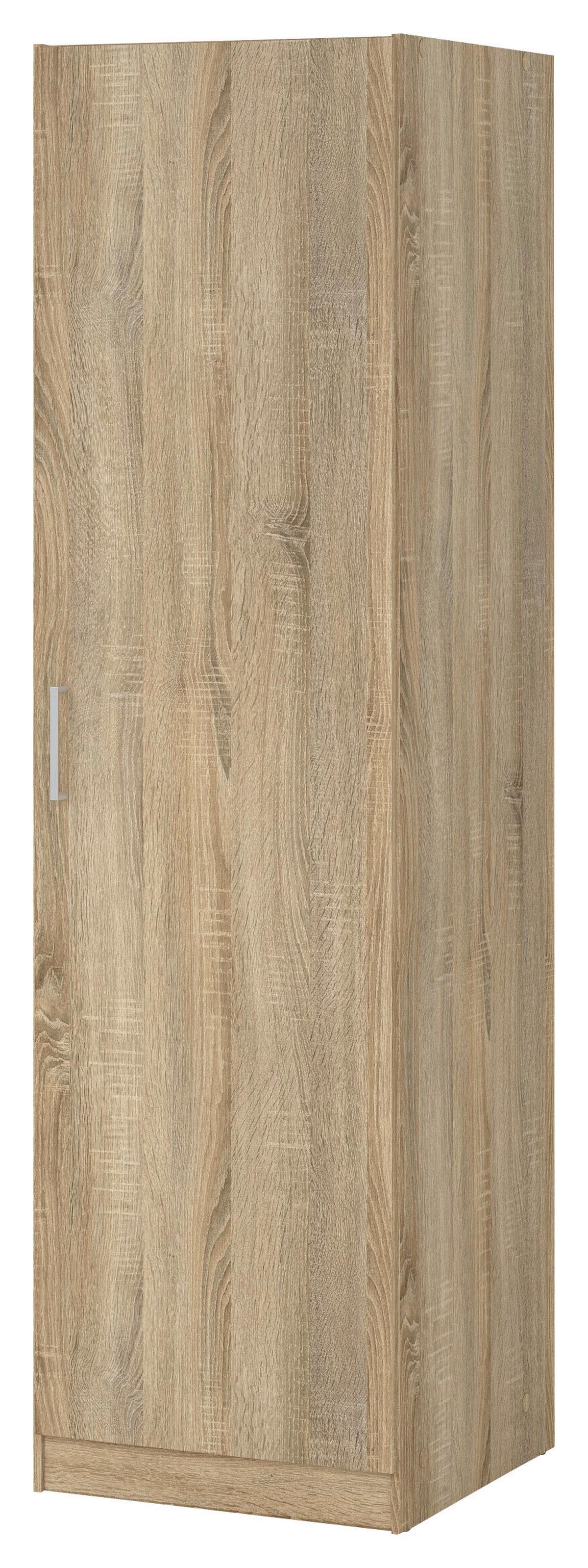 Ruhásszekrény Space - Sonoma tölgy, Konventionell, műanyag/fa (48,6/175,4/49,5cm)