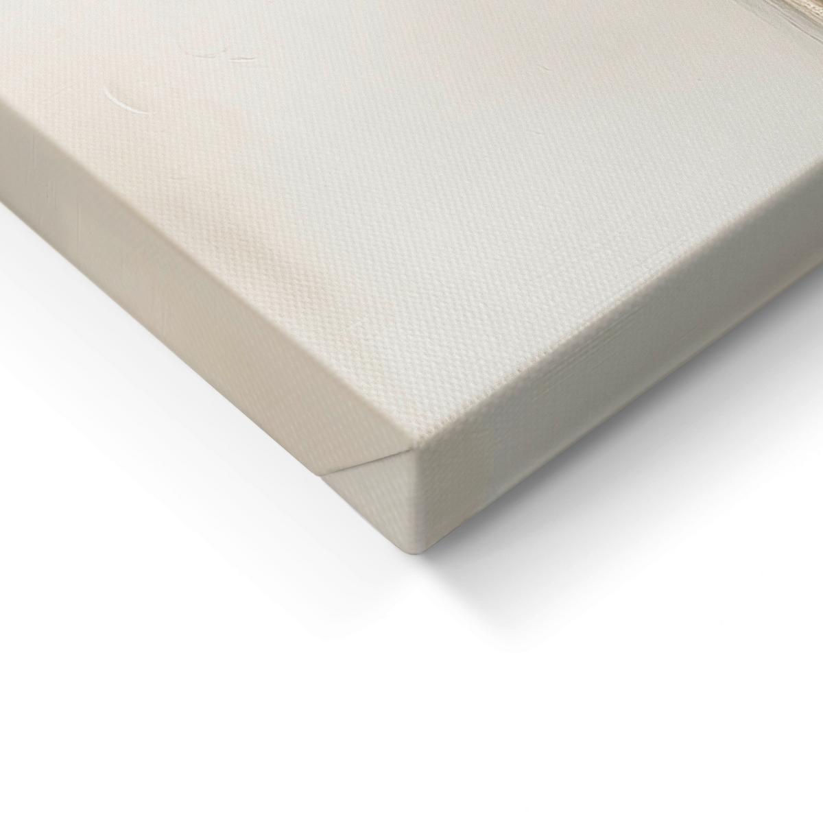 Leinwandbild CA Beige - Beige, Basics, Holz/Textil (70/100cm)