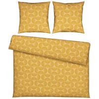 Bettwäsche Finn XL Gelb ca. 200x200cm - Gelb, MODERN, Textil (200/200cm) - Modern Living