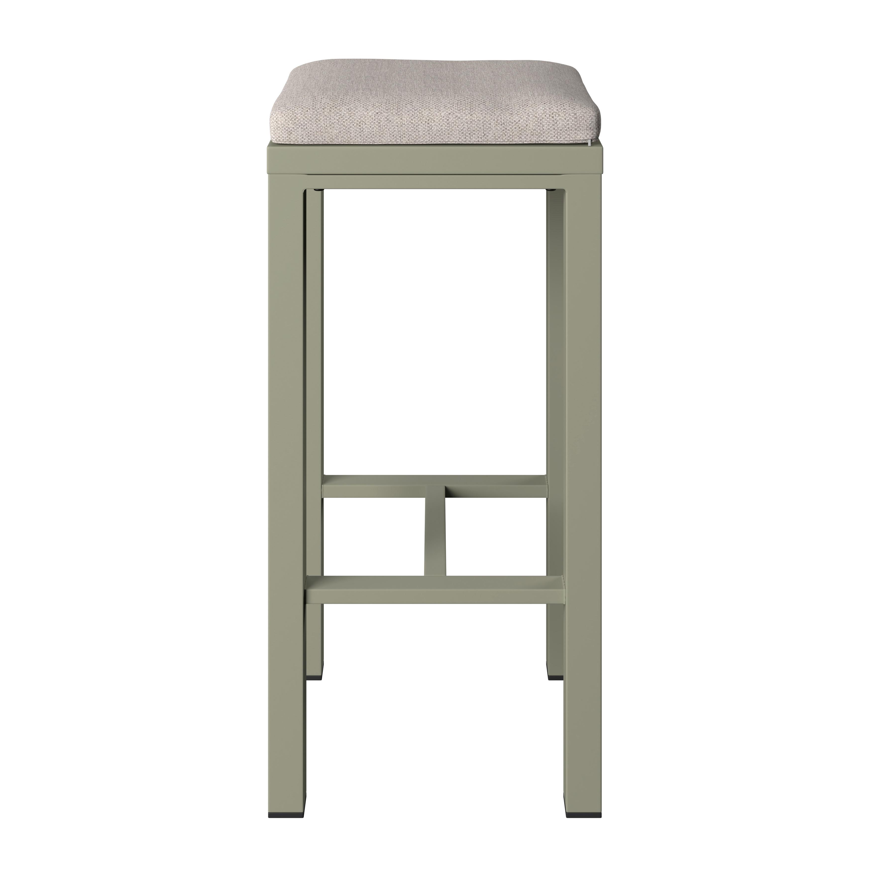UTEMÖBLER SET NELLI 2 - beige/grön, Modern, metall/textil (80/157/209cm)