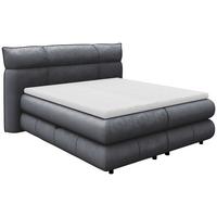 Boxspring Krevet Caramelo - crna/antracit, Trend, tekstil/plastika (140/200cm) - Premium Living
