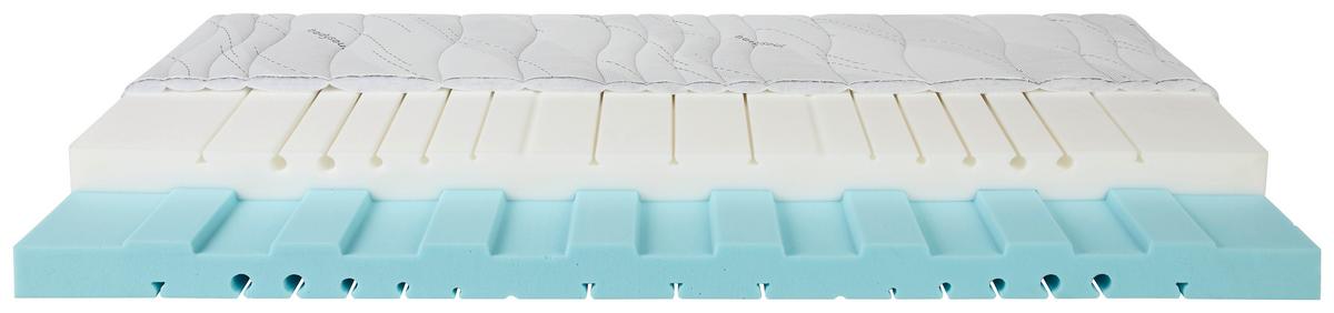 Wendematratze Bodysoul H2/H3 ca. 180x200cm - Weiß, Textil (180/200cm) - Nadana