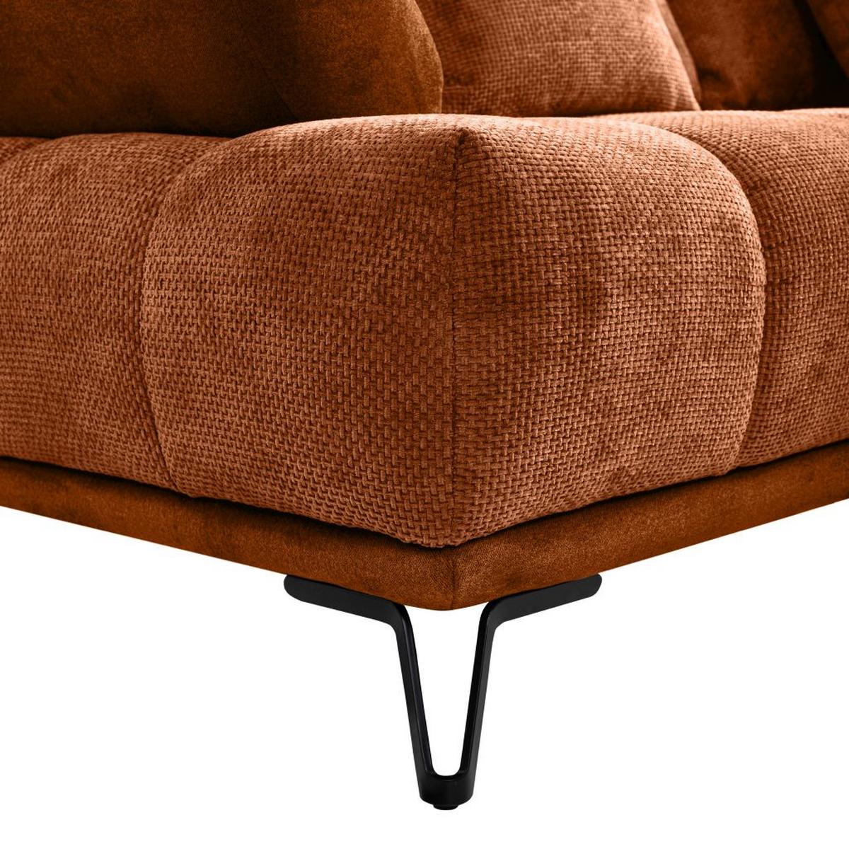 Coltar LARGO N - arămiu, Modern, textil (262/184cm) - Modern Living