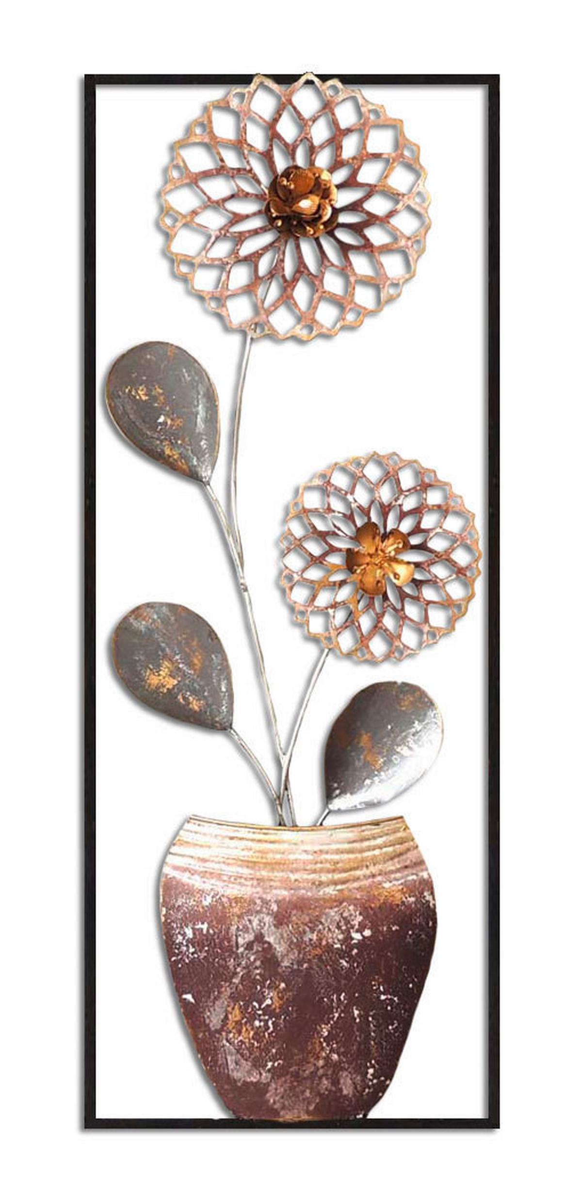 Fali Dekoráció Metal Dekor Xs  Kb. 20x50cm - színes, Design, fém (20/50cm)