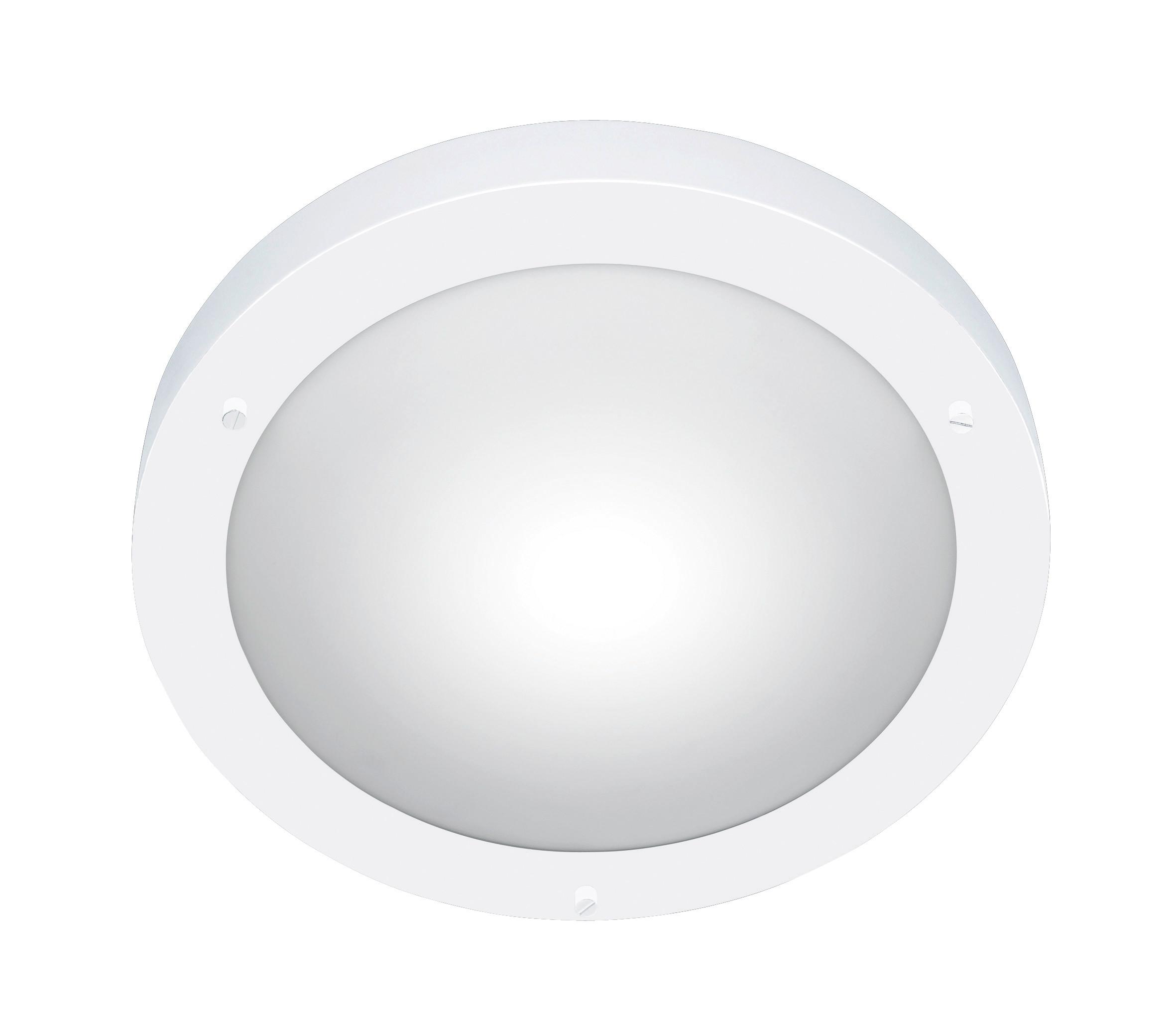 Badezimmer-Deckenleuchte Condus in Weiß max. 60 Watt - Weiß, Basics, Glas/Metall (31,5/31,5/8cm) - Trio Leuchten