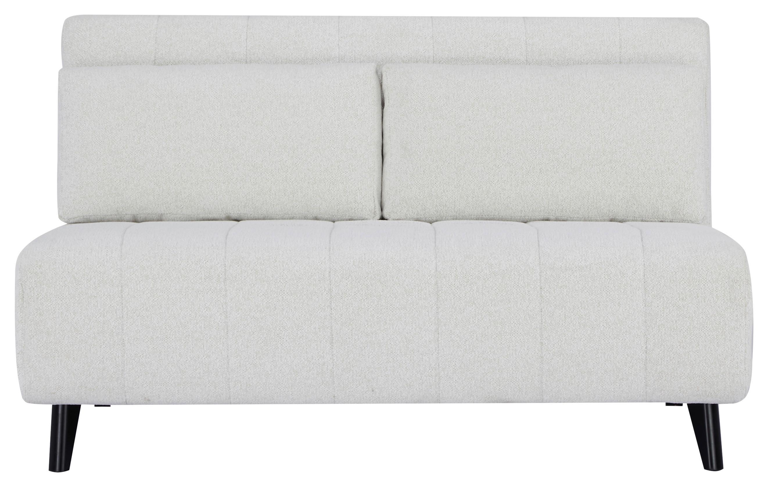 SOFA Z FUNKCJĄ SPANIA ALEKSA - biały/czarny, Design, drewno/tkanina (143/82/88cm) - Carryhome