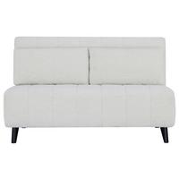 SOFA Z FUNKCJĄ SPANIA ALEKSA - biały/czarny, Design, drewno/tkanina (143/82/88cm) - Carryhome