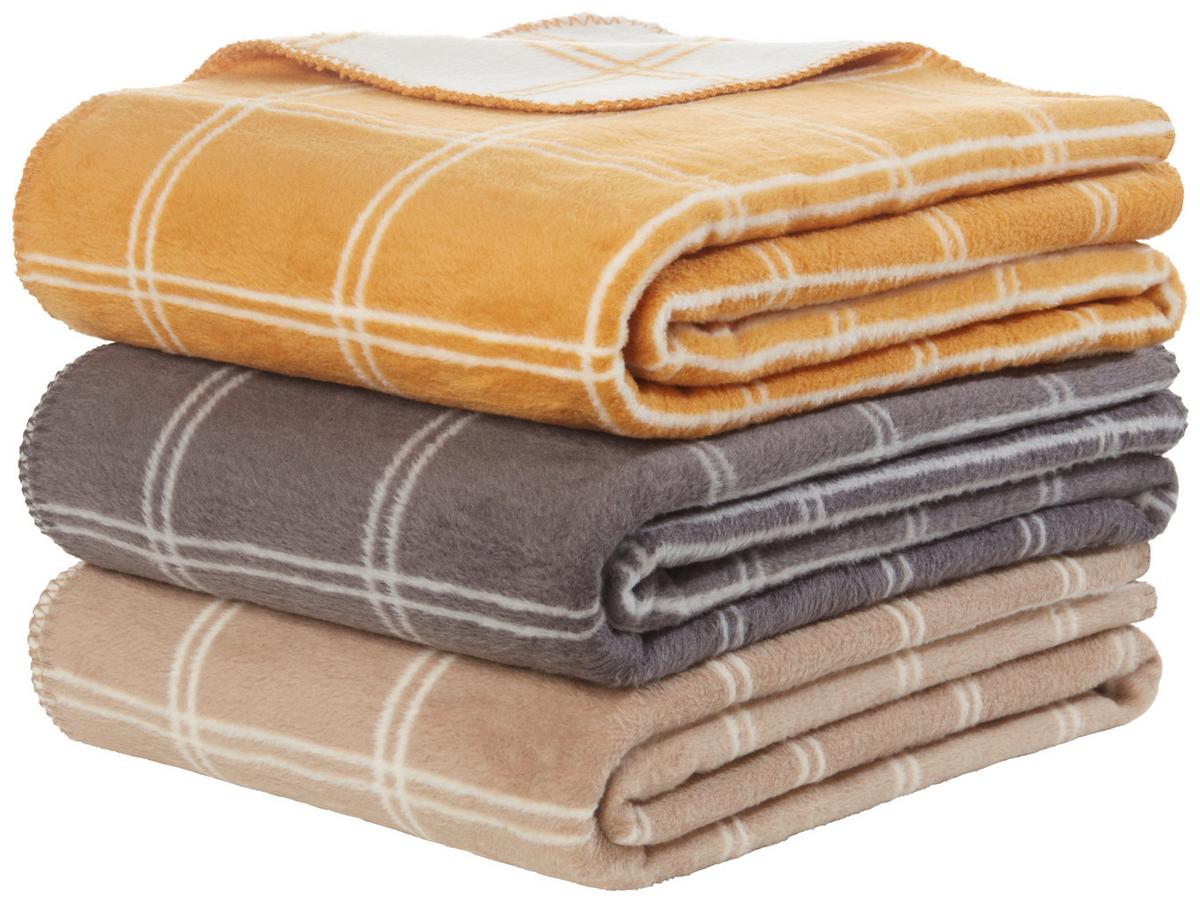 Takaró Karola - bézs/sárga, Romantik / Landhaus, textil (150/200cm) - Modern Living