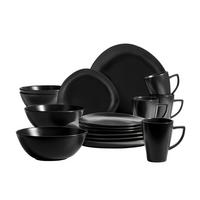 KOMBISERVICE 931730 SCHWARZ POSTSICHER - Schwarz, Basics, Keramik (44/34/33,6cm) - Mäser