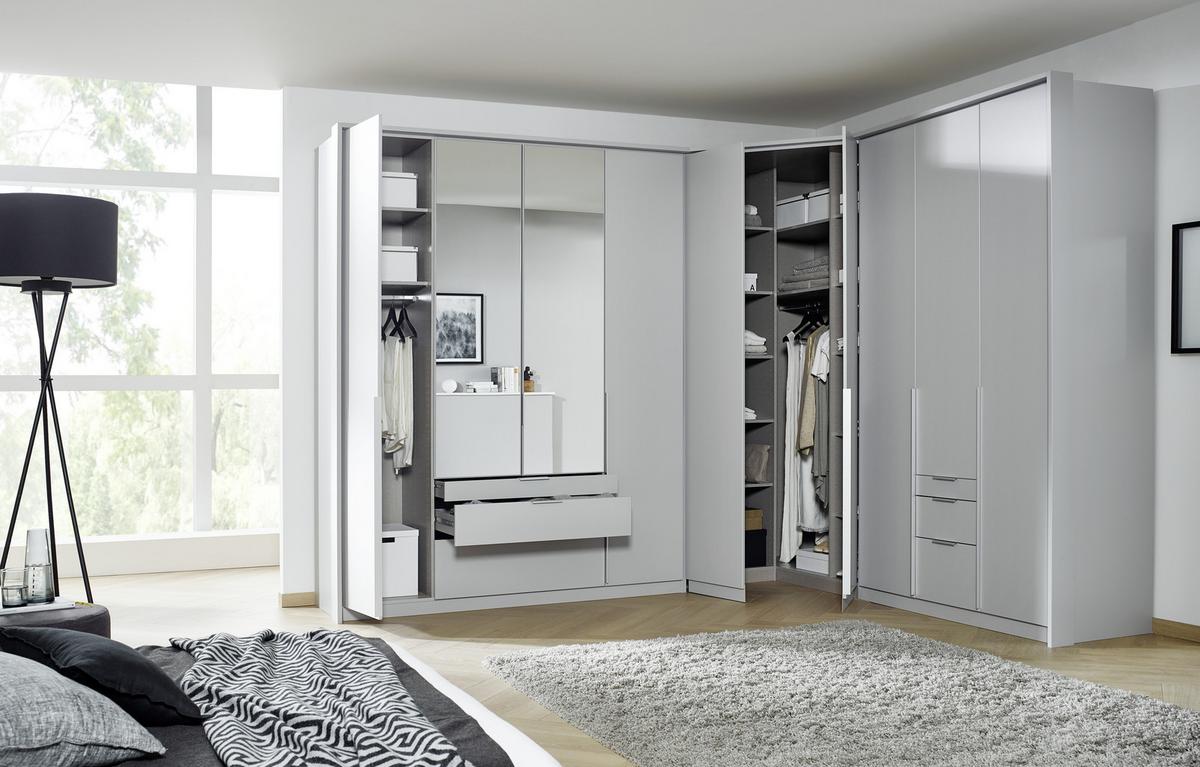 DULAP USI ROTATIVE ALABAMA - gri deschis, Modern, material pe bază de lemn (226/229/54cm) - Modern Living