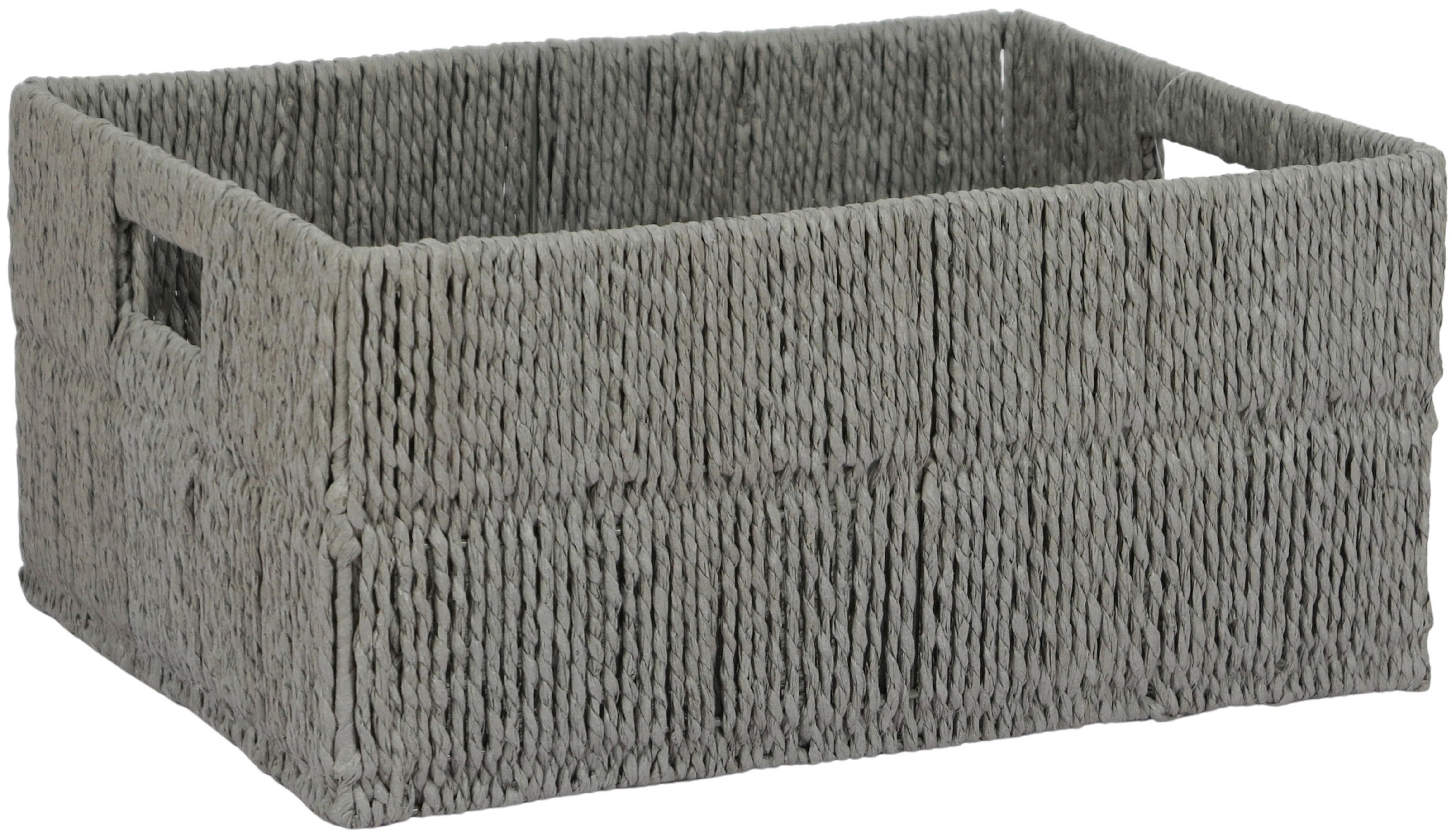 Ukrasna Korpa L Lavel - siva, Konvencionalno, papir/metal (39/18/28cm) - Mömax
