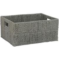 Ukrasna Korpa L Lavel - siva, Konvencionalno, papir/metal (39/18/28cm) - Mömax