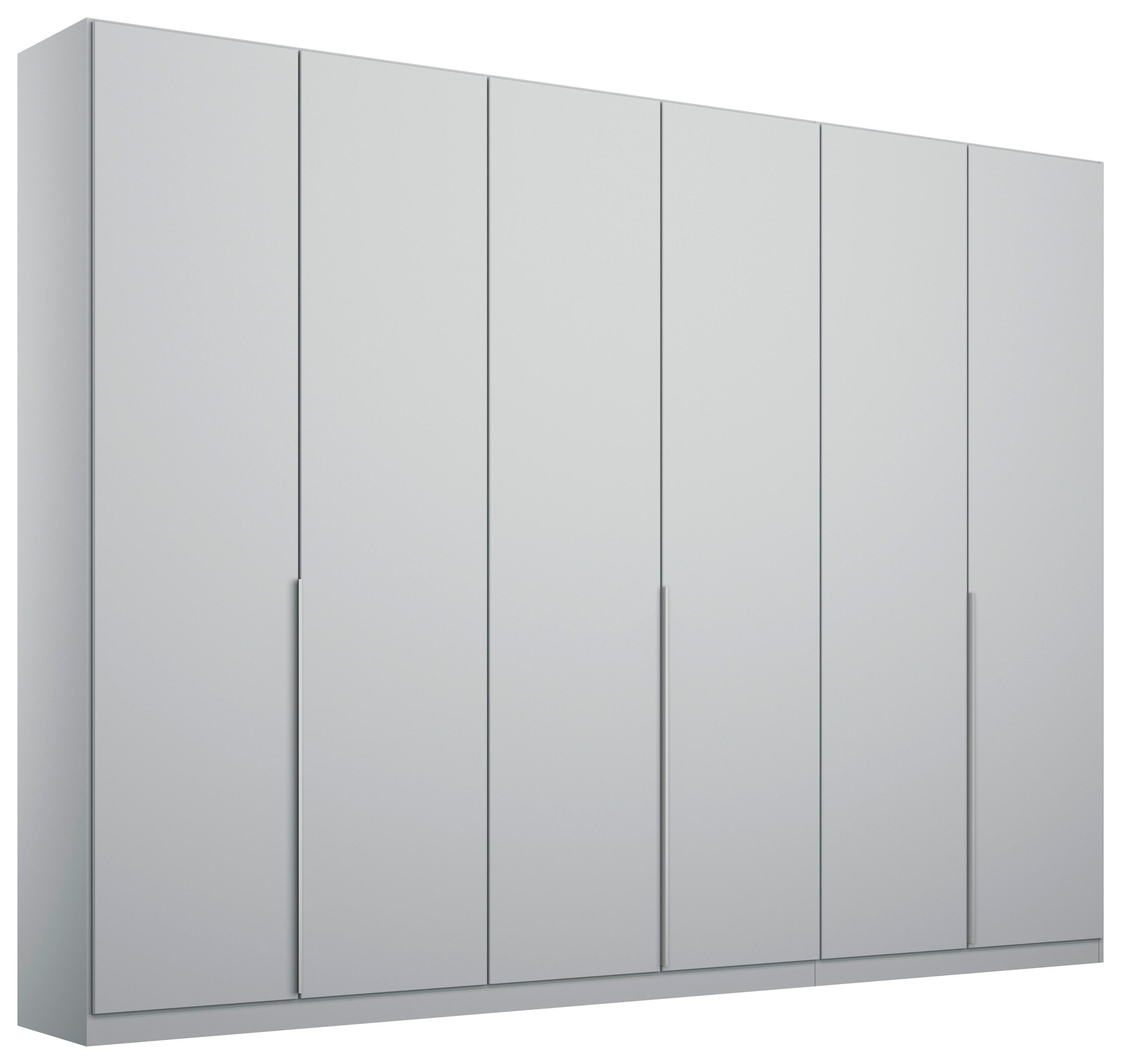Dulap Cu Uși Rotative Alabama - gri deschis, Modern, material pe bază de lemn (271/229/54cm) - Modern Living