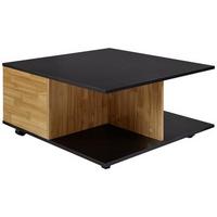 Klubska Miza Couchtisch - antracit/peščene barve, Moderno, umetna masa/leseni material (70/70/36,5cm) - MID.YOU