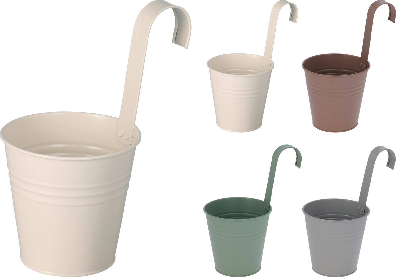 Übertopf Zana diverse Farben - Multicolor, KONVENTIONELL, Metall (13/13,5cm) - Mömax