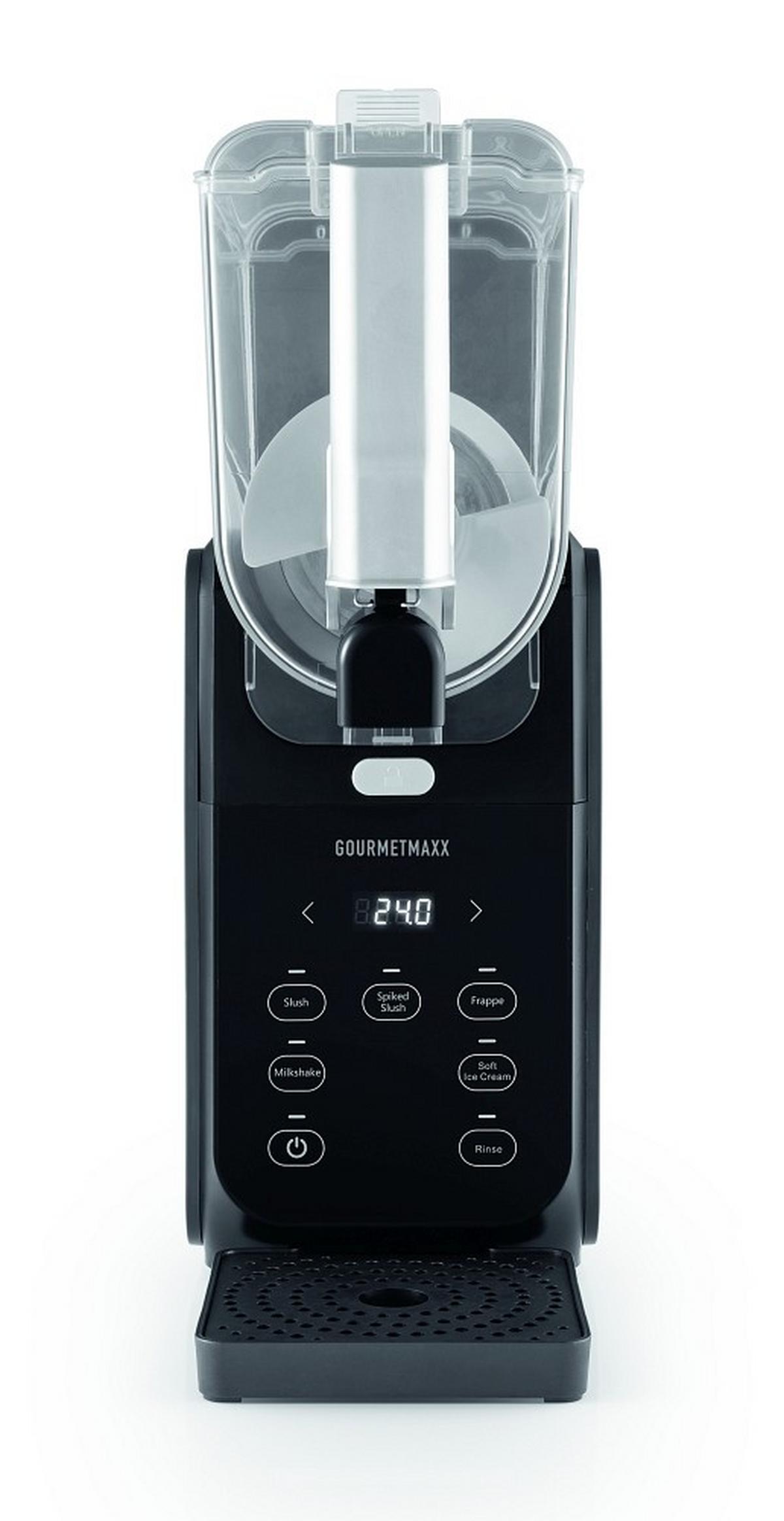 SLUSH-EISMASCHINE 19174 - czarny/przezroczysty, Basics, tworzywo sztuczne/metal (40,5/15,5/43cm) - GOURMETMAXX