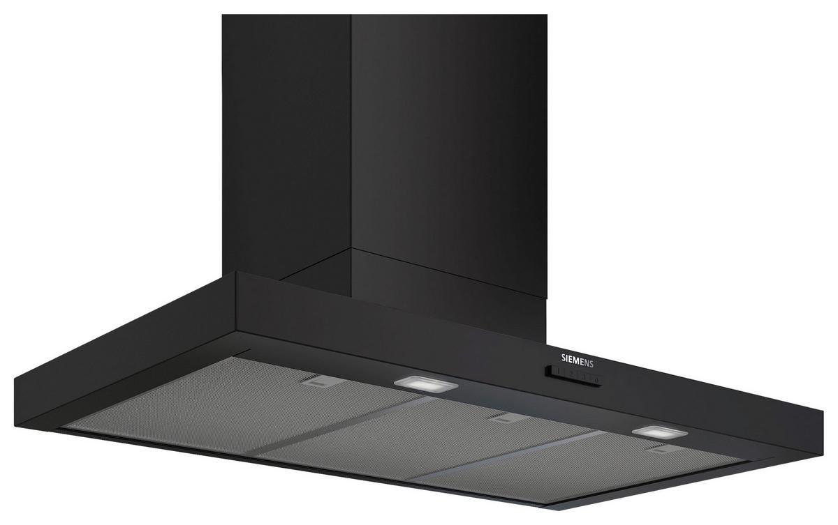 Dunstabzugshaube LC95BCC60 Schwarz - Schwarz, MODERN, Metall (89,8/80,3-94,3/50cm) - Siemens