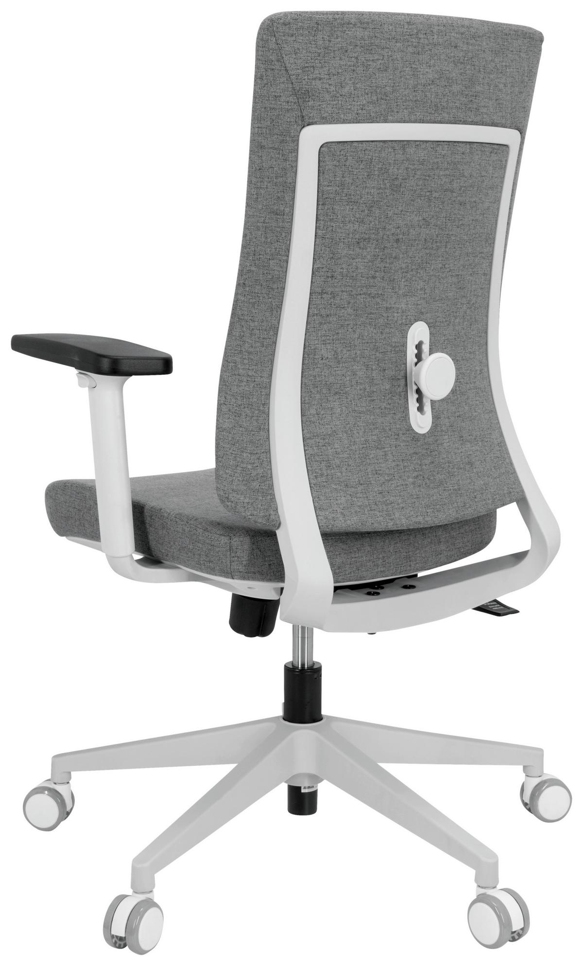 Pisarniški Stol Comfio Wp, Siva - siva, Basics, umetna masa/tekstil (66/104/58cm) - MID.YOU