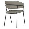 STOL MED ARMSTÖD ALICE -TOP- - grön/svart, Modern, metall/trä (53/80/59cm) - Mömax