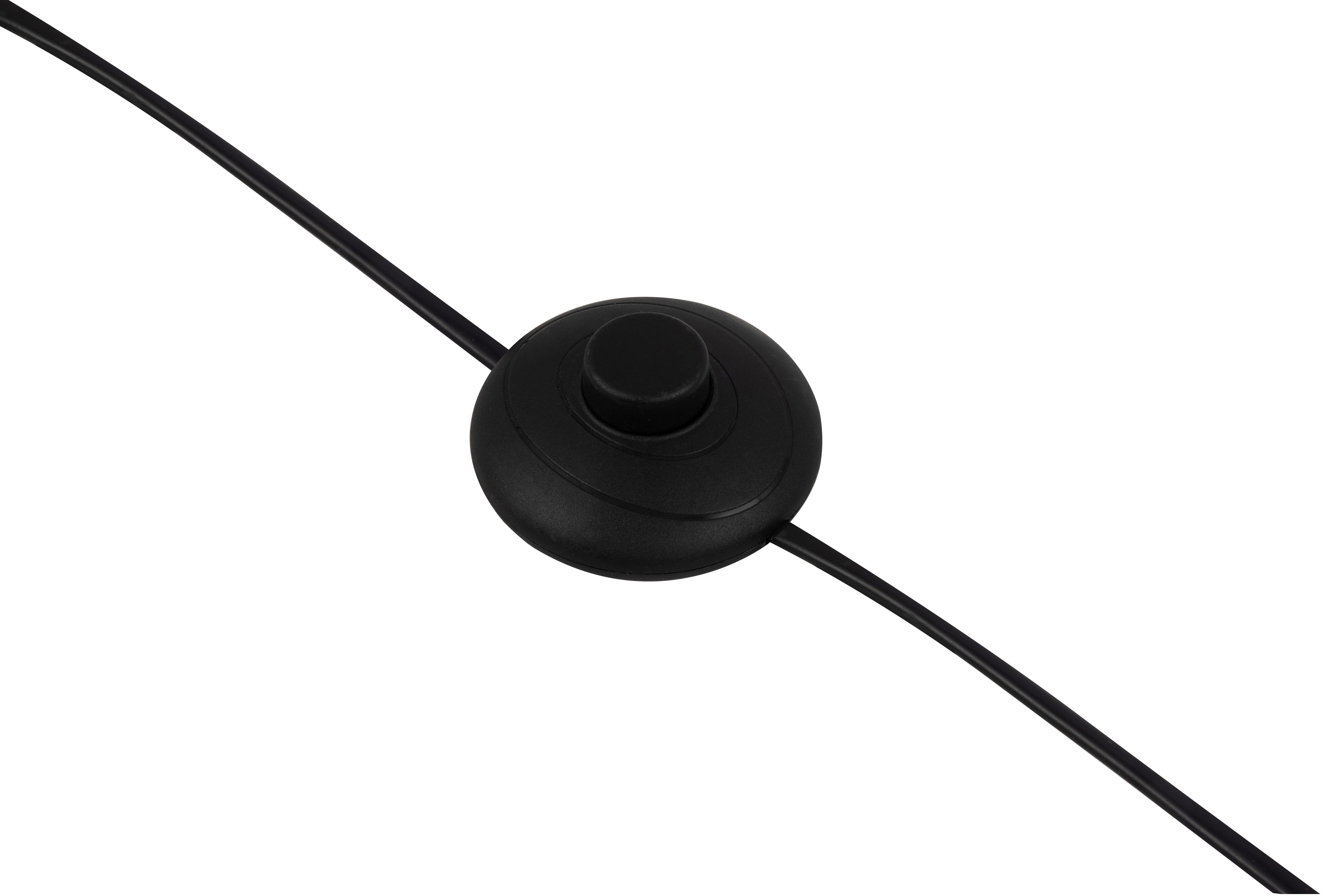 GOLVLAMPA HOLZU - vit/brun, Modern, metall/papper (30/135cm)