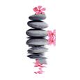 Glasbild Harmonic Zen, ca. 80x80x2cm - Multicolor, MODERN, Glas (30/80/2cm) - MÖMAX modern living