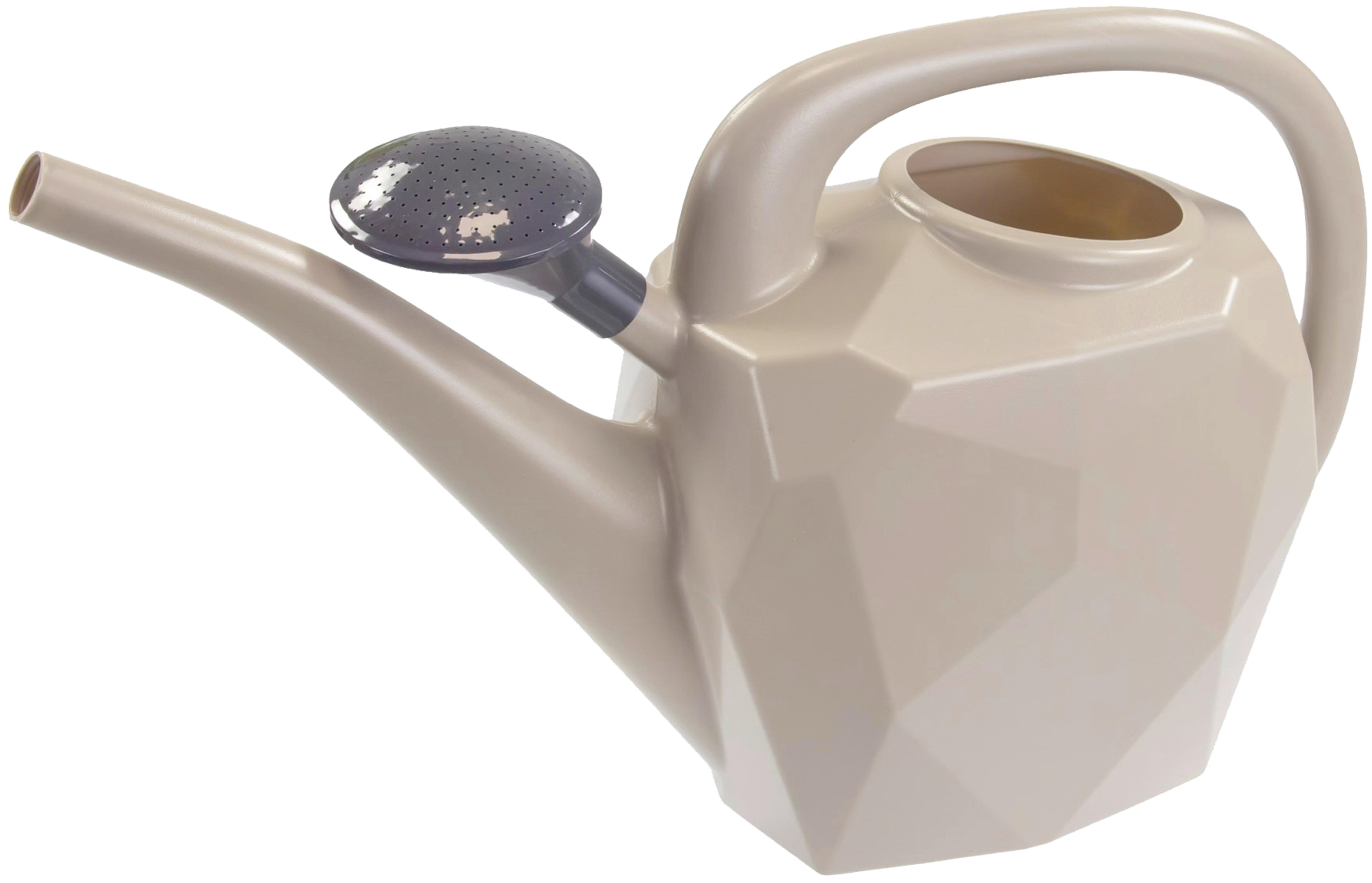 Gießkanne Stone Beige mt Gießbrause - Beige, KONVENTIONELL, Kunststoff (69,0/20,0/37,0cm) - Mömax