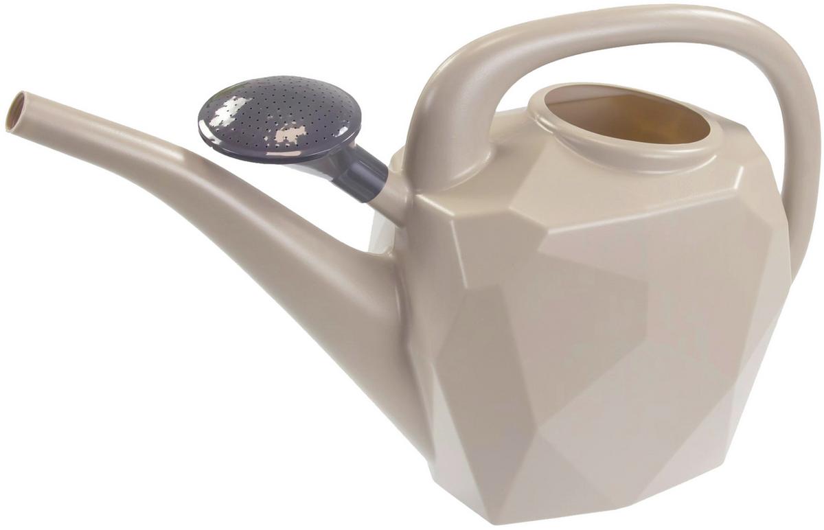 Gießkanne Stone Beige mt Gießbrause - Beige, KONVENTIONELL, Kunststoff (69,0/20,0/37,0cm) - Mömax