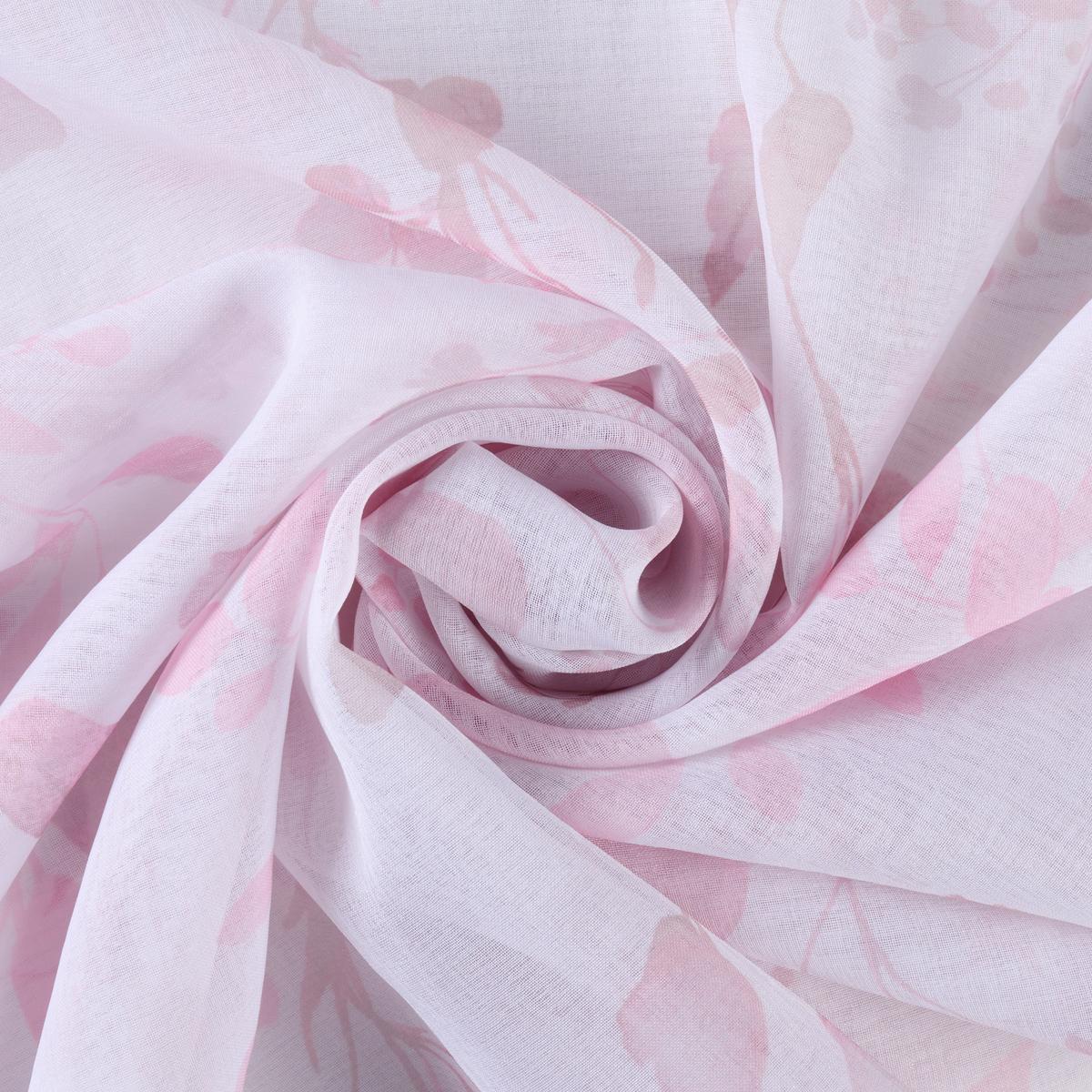 Draperie confecționată Olivia - roz deschis, textil (140/245cm) - Mömax