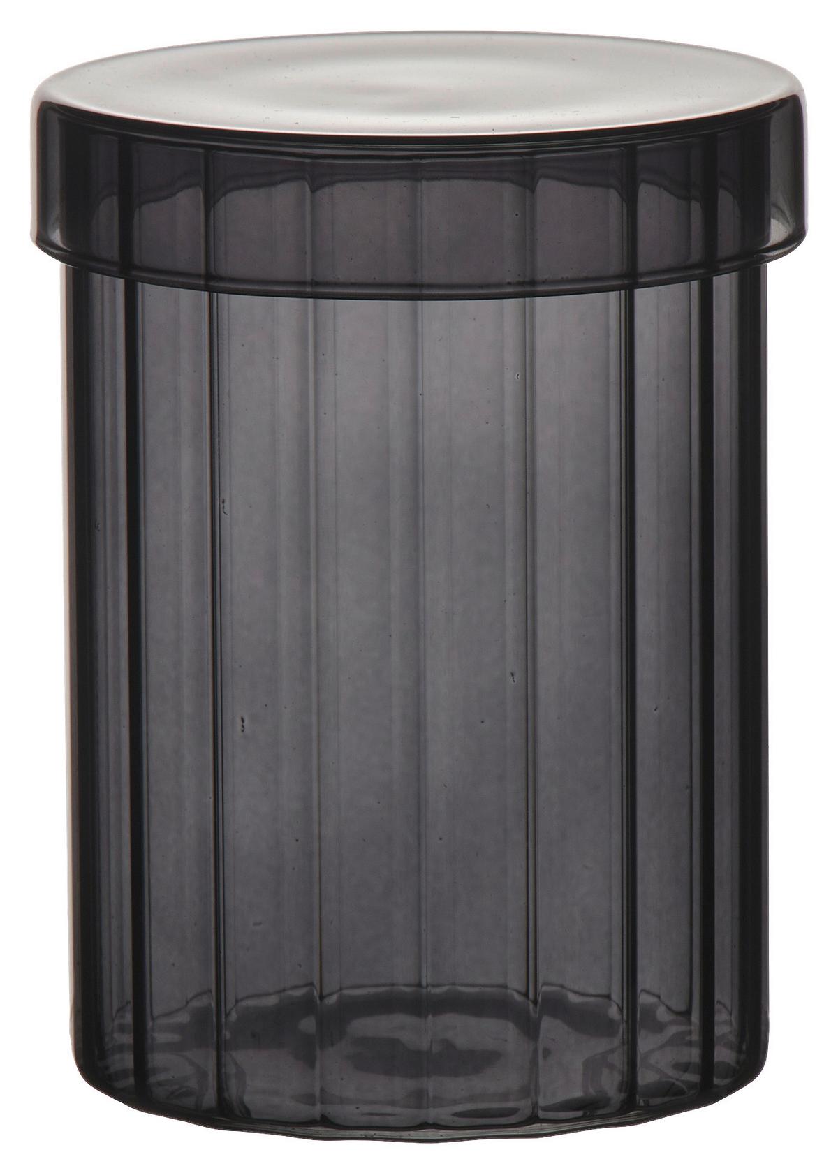 Dekodose Blacky Schwarz - Schwarz, Glas (10/13cm) - Mömax