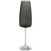 Pahar de vin spumant NICKI - negru, Modern, sticlă (6,6/25cm) - Gourmesto
