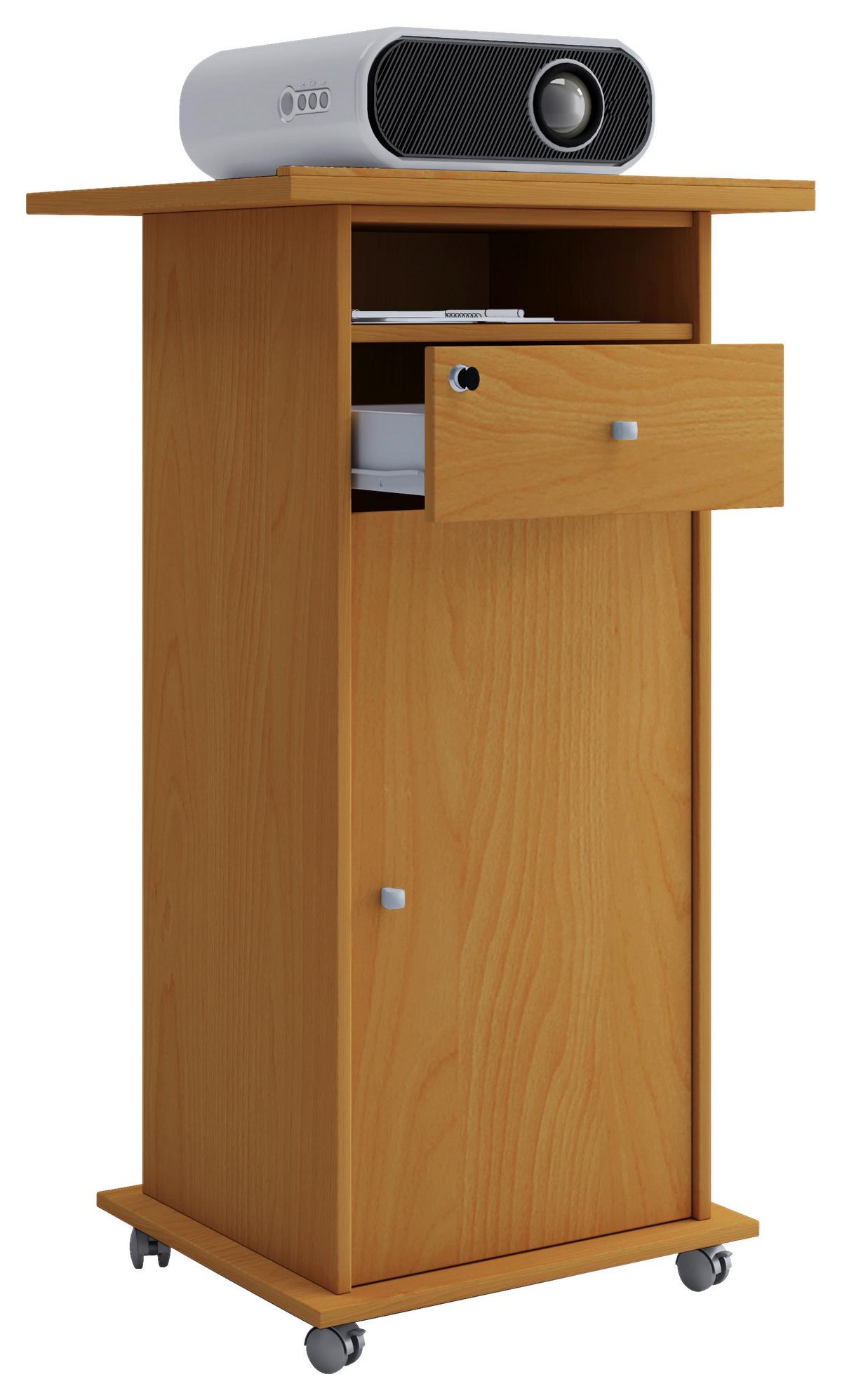 Stoječa Miza Neta, Bukev - barve bukve, Moderno, leseni material (60/50/108,3cm) - MID.YOU