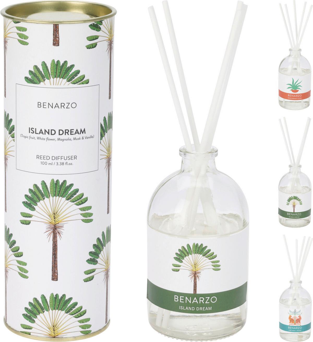 Diffúzor Benarzo - áttetsző, üveg (100ml)