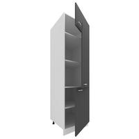 Omara Za Posodo Esilo, Siva, Bela - bela/barve aluminija, Konvencionalno, kovina/leseni material (60/207/57cm) - MID.YOU