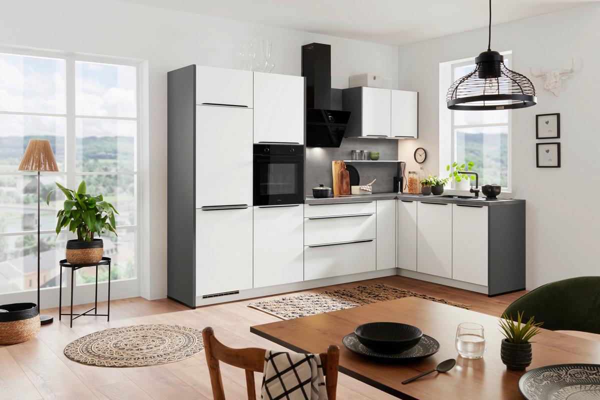 Bucătărie la comandă Easytouch - Modern, material pe bază de lemn (312,5/187,5cm) - Nobilia