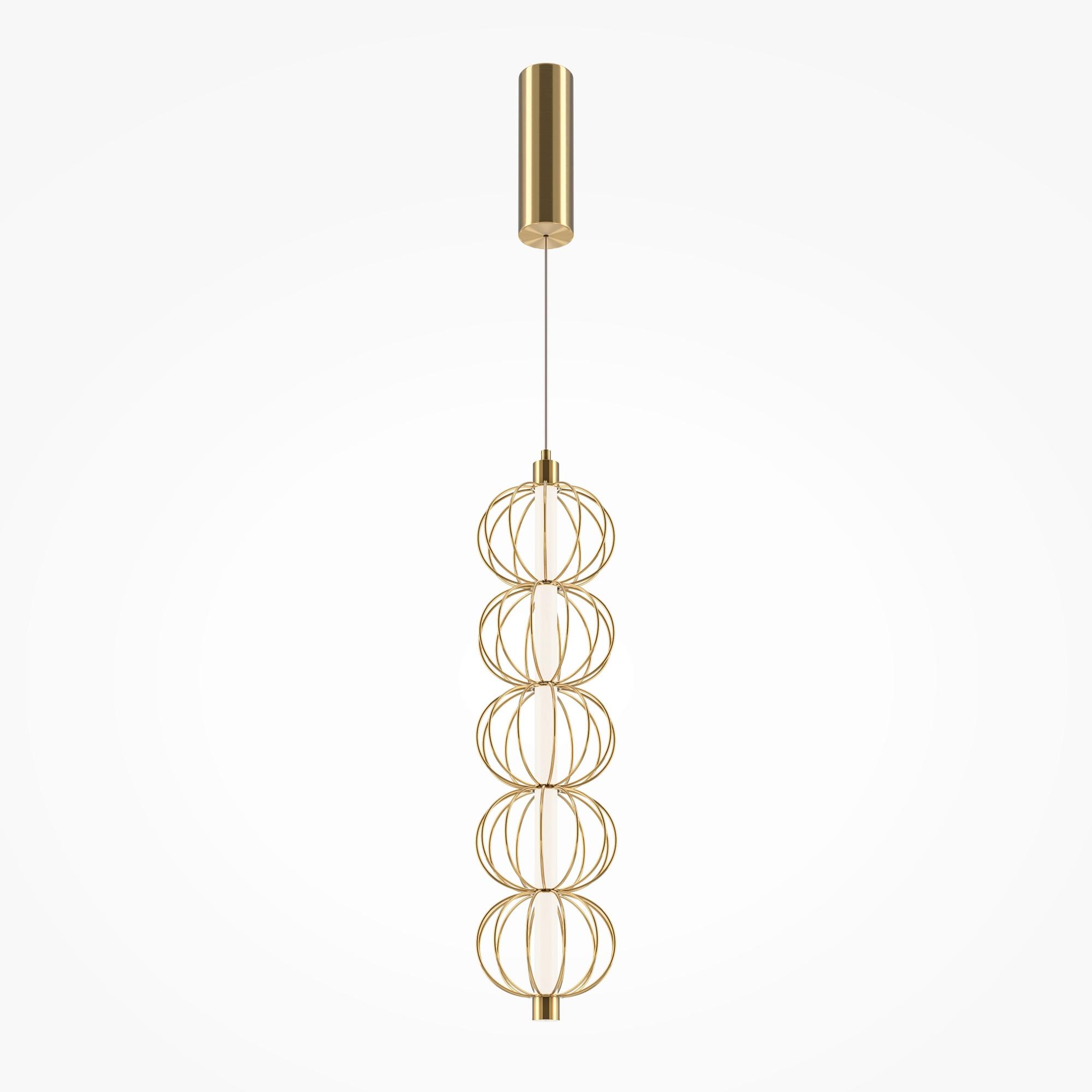 Pendelleuchte Mod216pl-L10g3k - Goldfarben, Design, Metall (13.9/375.8cm) - MAYTONI