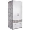 Omara Aalen-extra - aluminij/siva, Konvencionalno, umetna masa/leseni material (91/197/54cm) - Mömax modern living Omara Aalen-extra - aluminij/siva, Konvencionalno, umetna masa/leseni material (91/197/54cm) - Mömax modern living