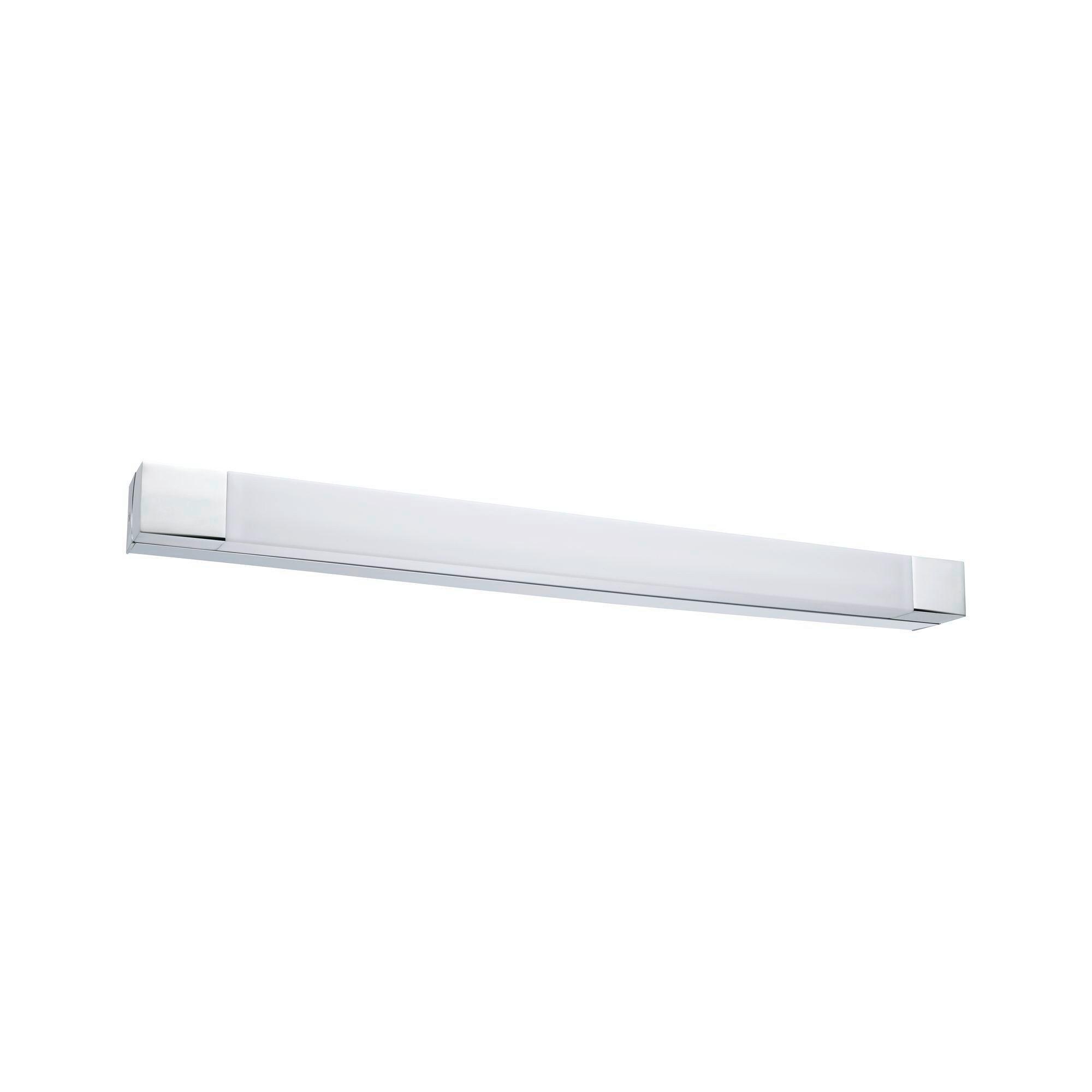 Wandleuchte Quasar Weiß/Chromfarben max. 10,5 W - Chromfarben/Weiß, Basics, Kunststoff/Metall (4,5cm) - Paulmann