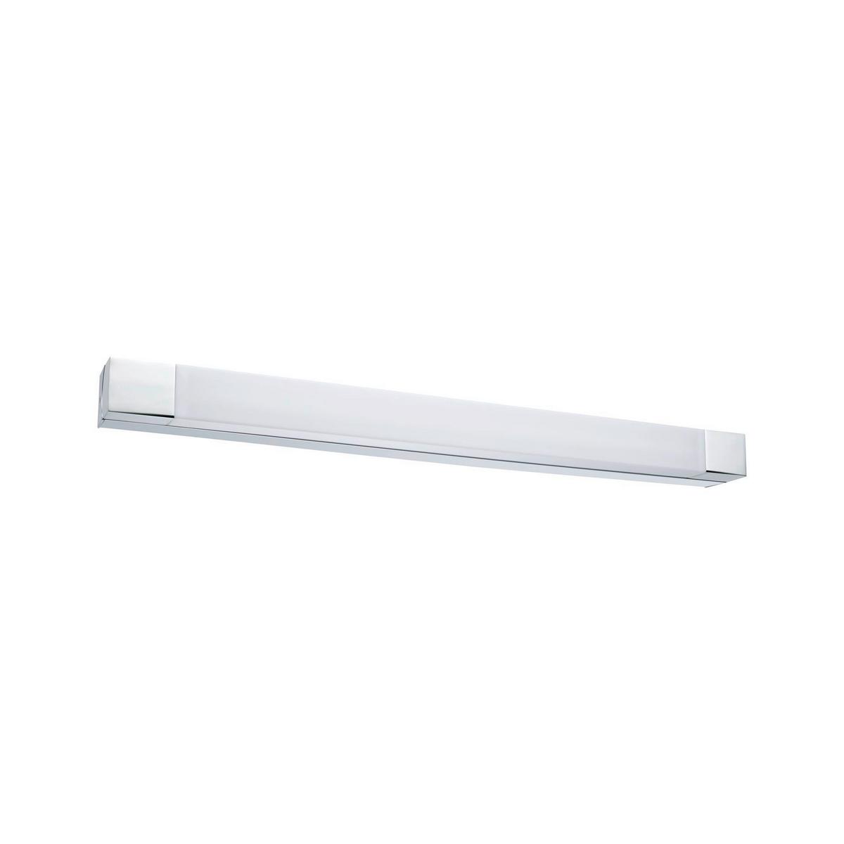 Wandleuchte Quasar Weiß/Chromfarben max. 10,5 W - Chromfarben/Weiß, Basics, Kunststoff/Metall (4,5cm) - Paulmann
