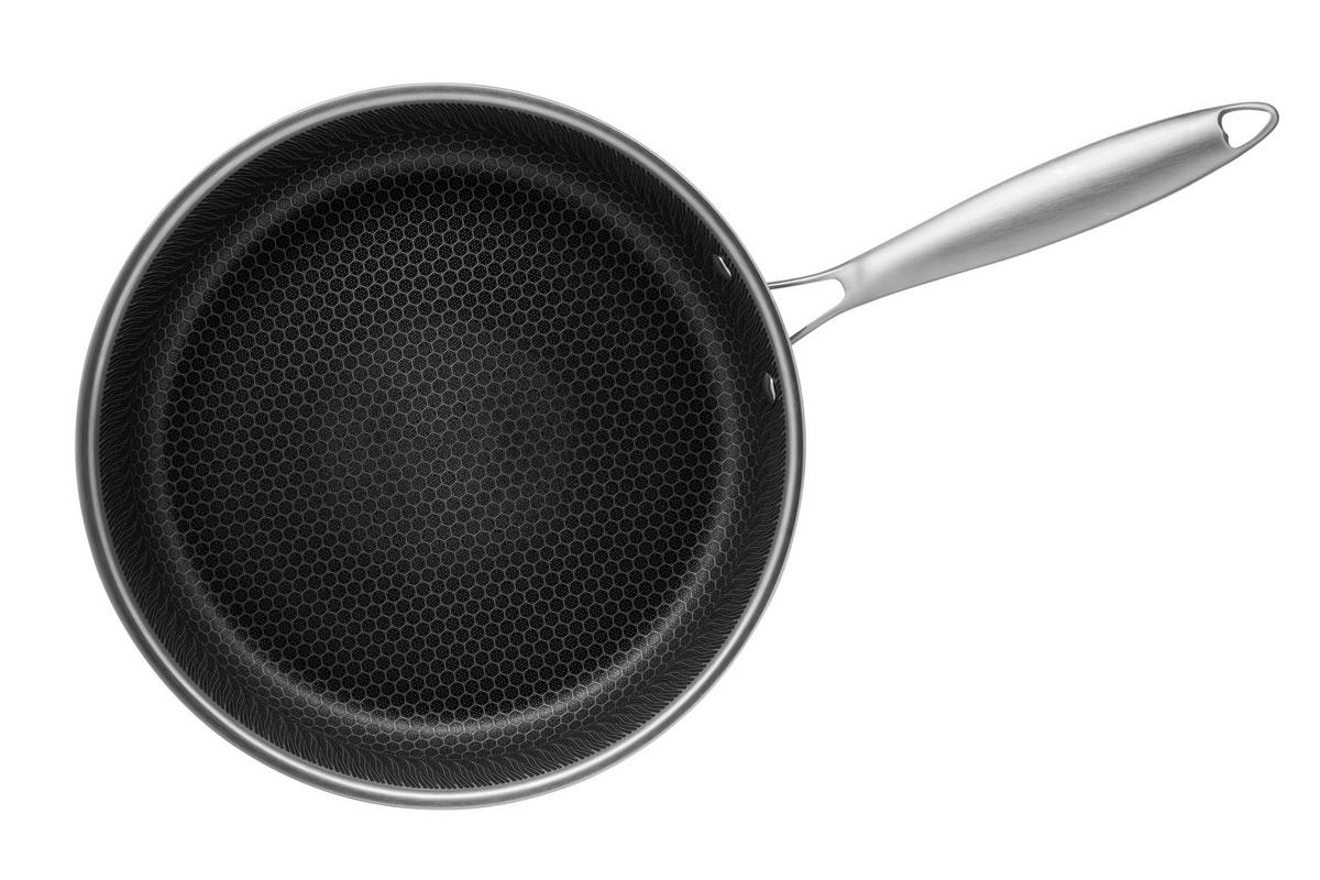 Bratpfanne 935595 Bratpfanne - Silberfarben/Schwarz, Basics, Metall (24/5cm) - Mäser